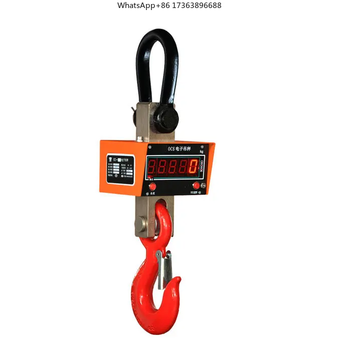 High Quality 20T Hnoptima Portable Crane Scale 10T 500Kg Steel LED Display CE ISO Certified 1 Year Warranty OEM & ODM Customized