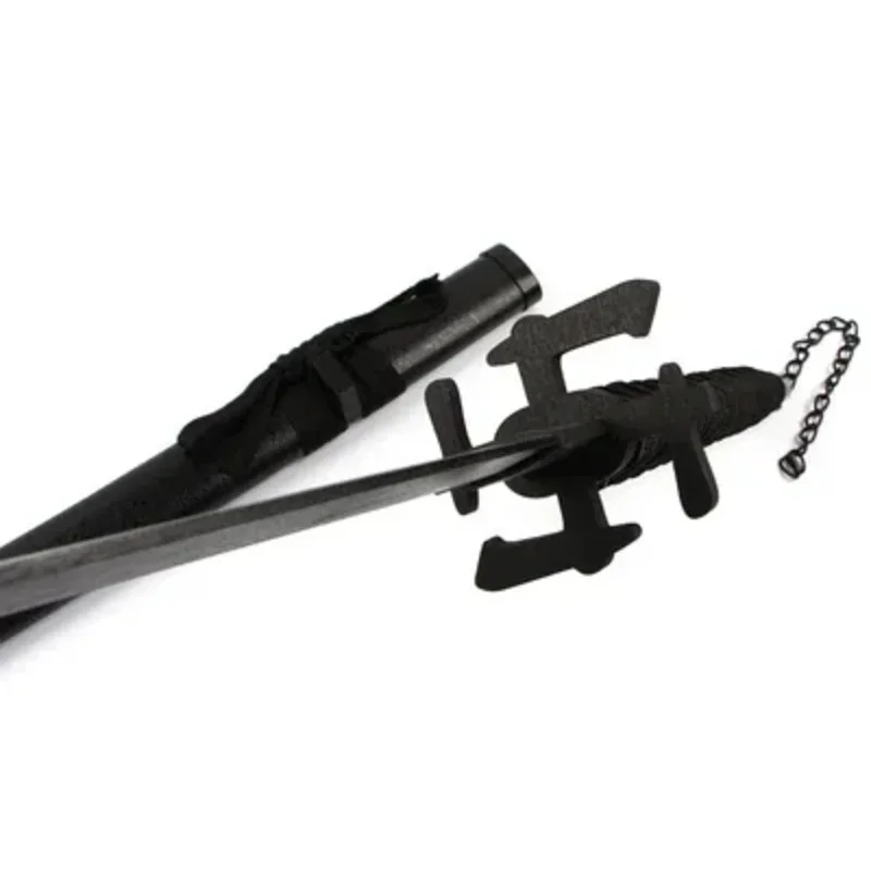 [مضحك] 100 سنتيمتر تأثيري أنيمي بليتش سلاح Ichigo Kurosaki Tensa Zangetsu Zanpakuto السيف الخشبي زي عرض الحفلات MN1