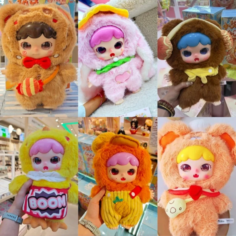 

Authentic Three Year Old Joymiya Little Sweet Toothed Animal Dim Sum 400% Body Fleece Blind Box Play Cute Doll Christmas Gift