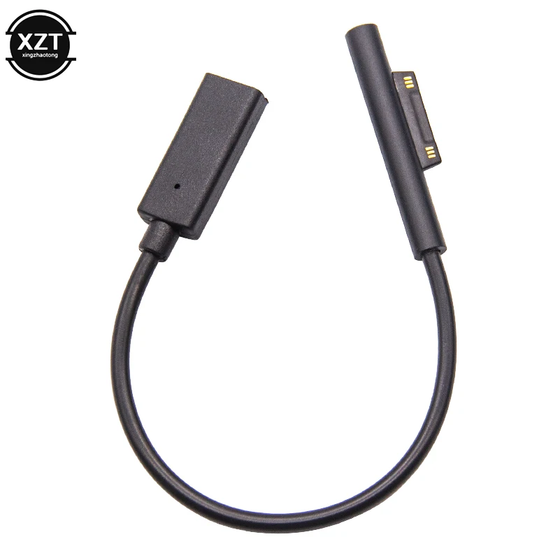 USB Type C PD Charging Cable for Micro-sof Surface Pro 3 4 5 6 Go DC Plug Connector Power Adapter Converter Laptop Charger Cord