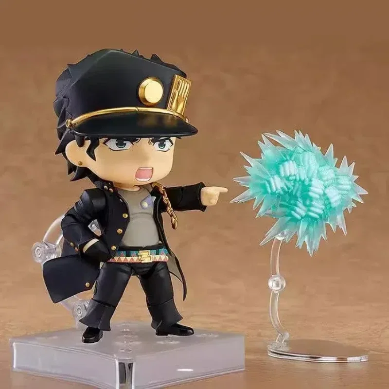 Nuevo 10CM Anime JoJo's Bizarre Adventure Kujo Jotaro Q versión conjunta reemplazable figuras de acción PVC modelo estatua muñeca juguete regalos