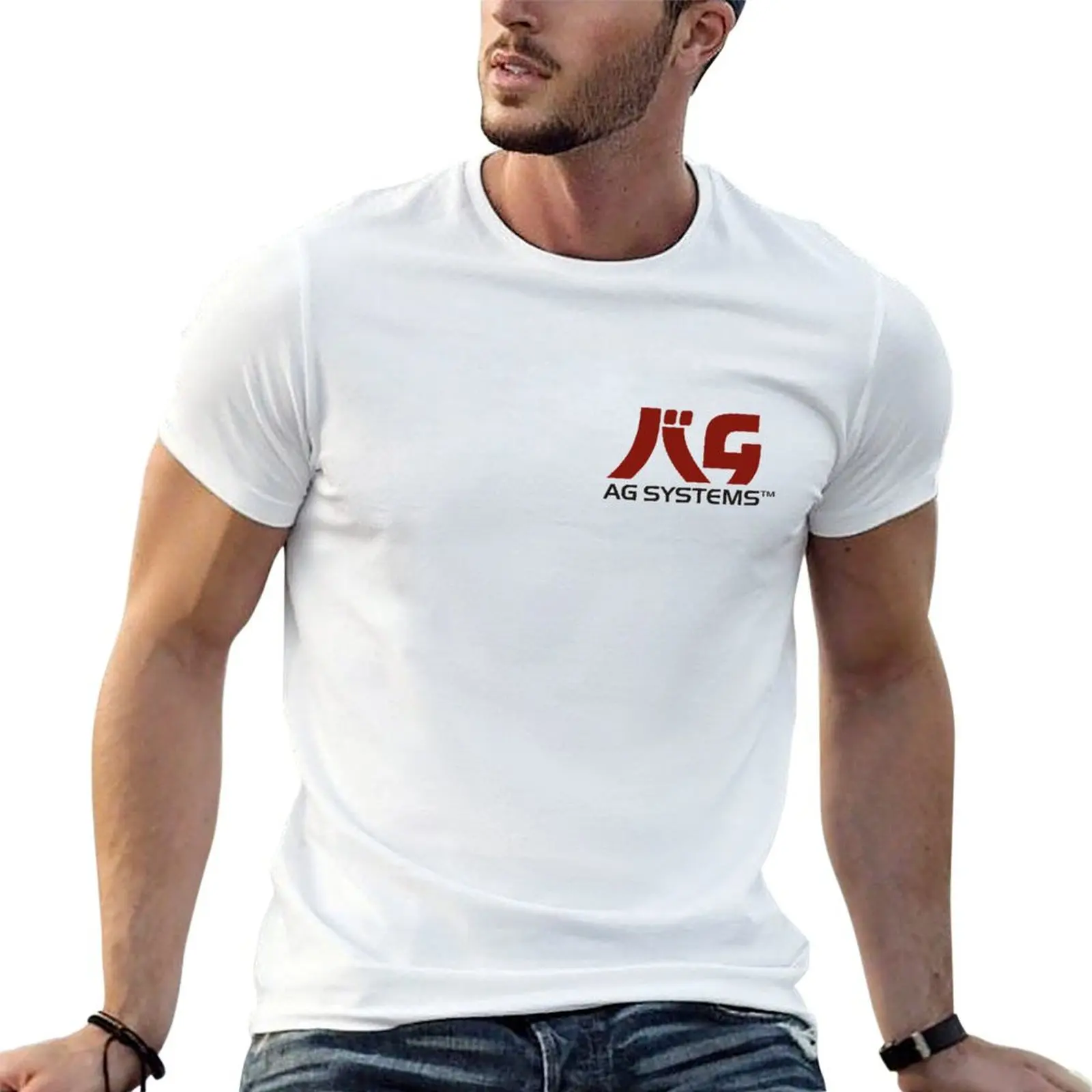 Wipeout Pulse - AG-System Logo alt T-Shirt Big and Tall Solid Color T-Shirt