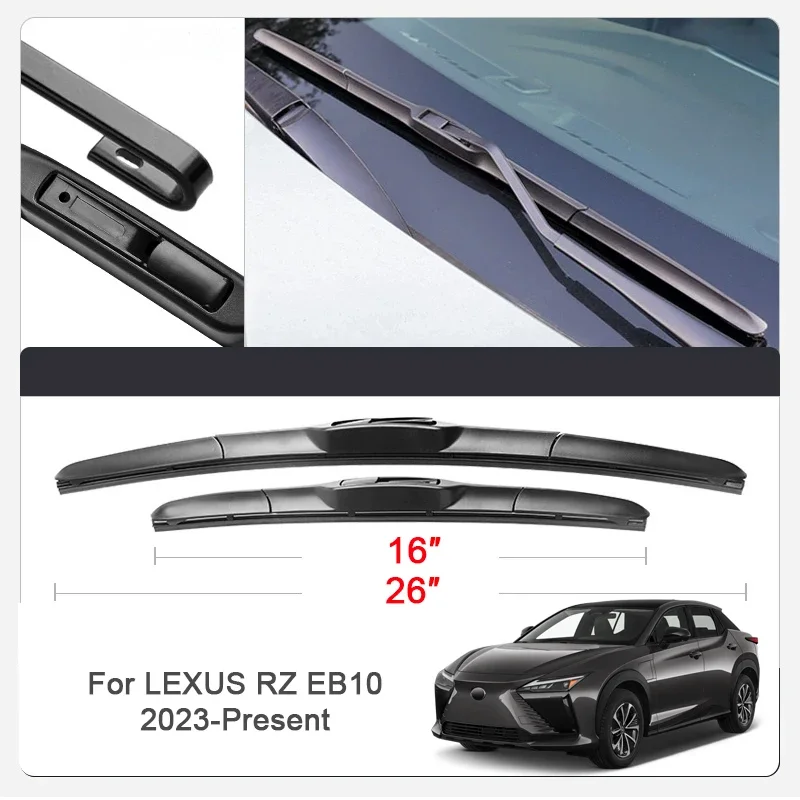 2PCS Car Blade Windshield Wiper Clean For Lexus ES XV60 XZ10 GS L10 GX IS LBX AY10 LX NX AZ10 RX RZ e450 EB10 UX ZA10 Accessory