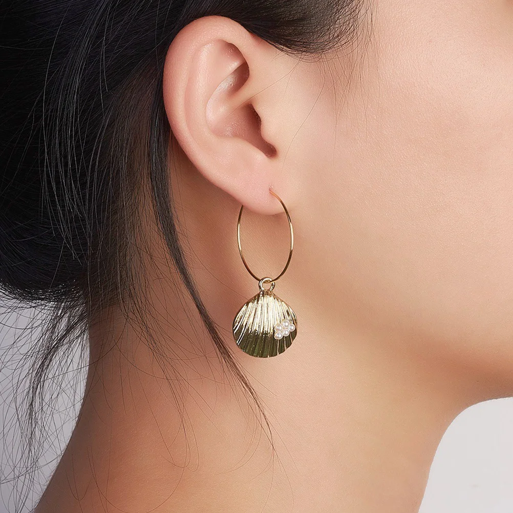 

24Pcs Ocean Style DIY Earring Pendants Loop Ear Drop Accessories Unique Handmade Jewelry Charms Loop Ear Drop Earring Pendants