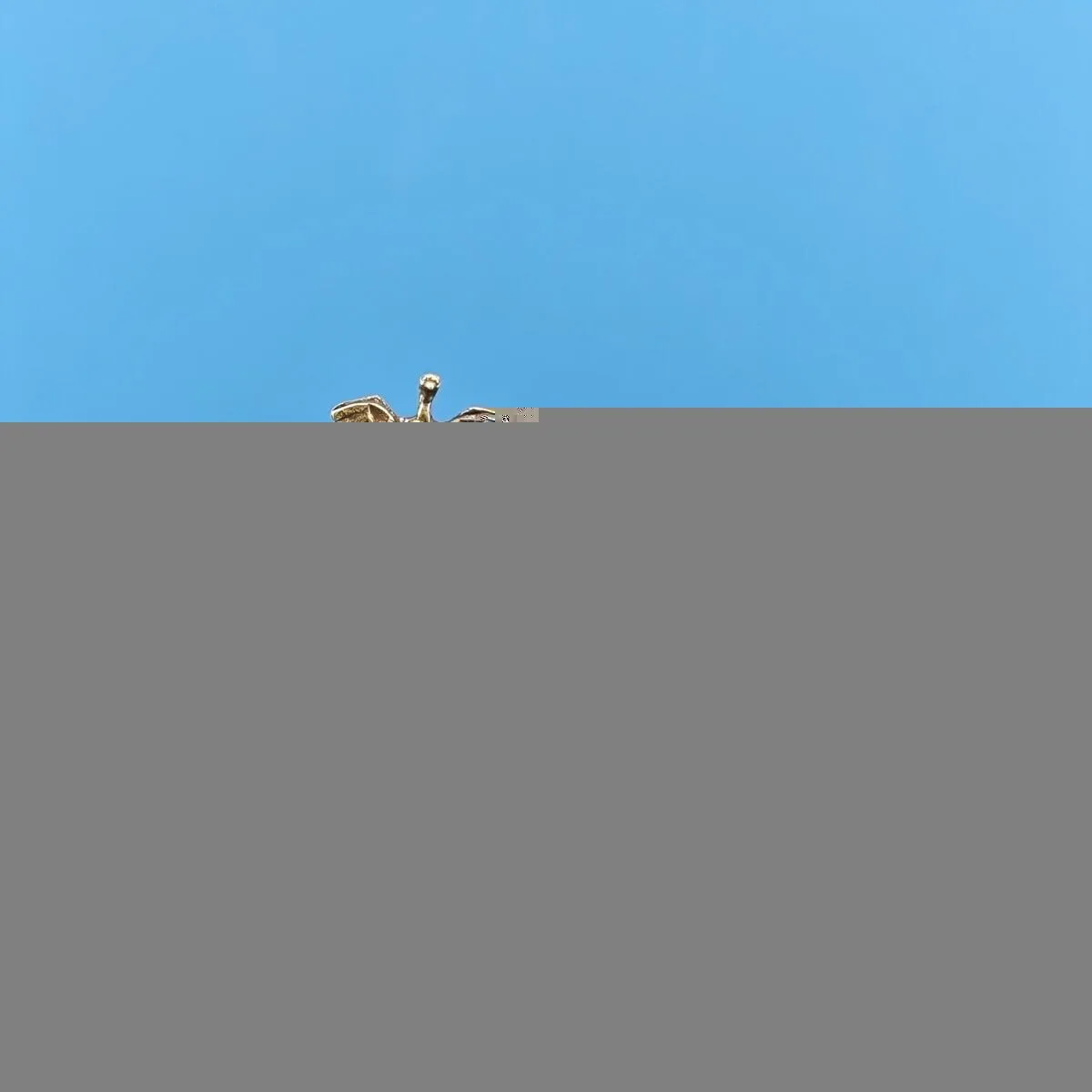 Латунная статуя старого рыбака баклана, аквариум, ландшафтный дизайн, мини-пейзаж, орнамент