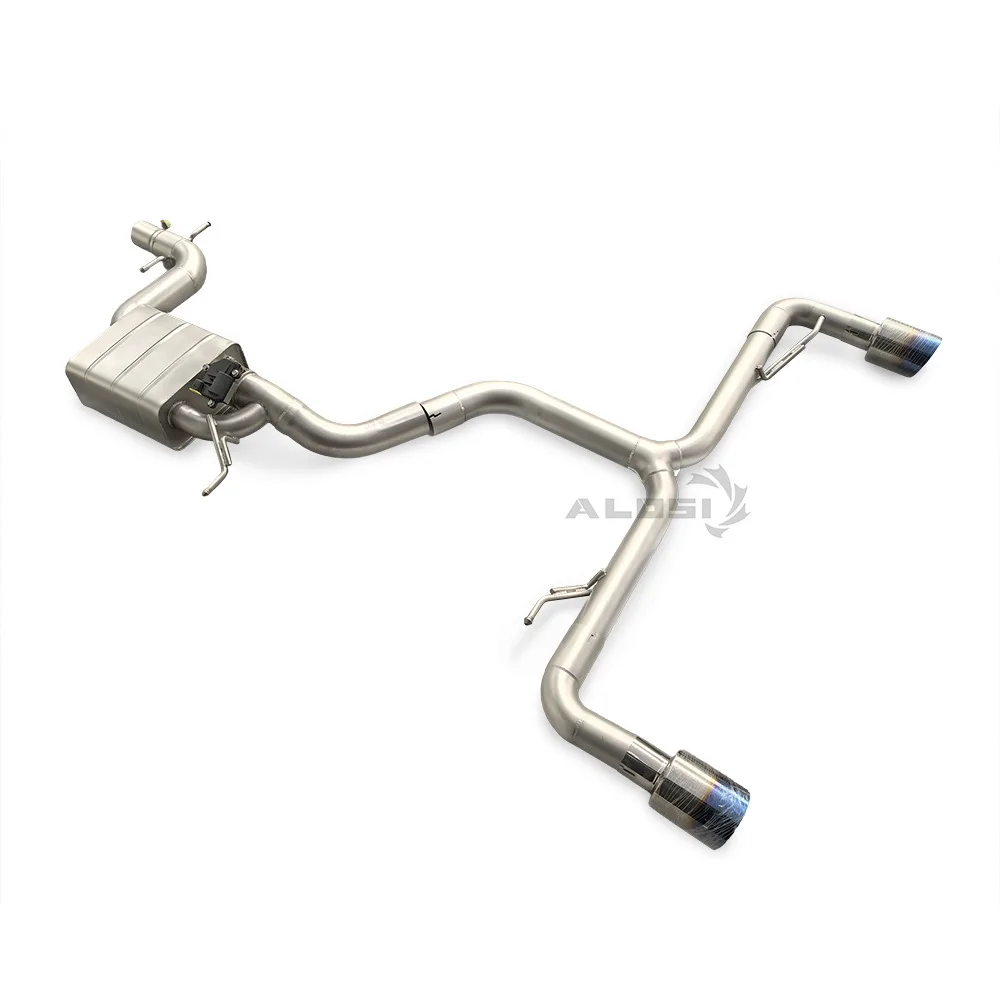 Adecuado para escape Cat Back Volkswagen Scirocco R 2.0T 2010-2017 con control de válvula