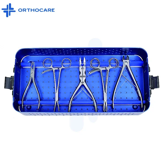 Plastic surgery hand surgical instrument set