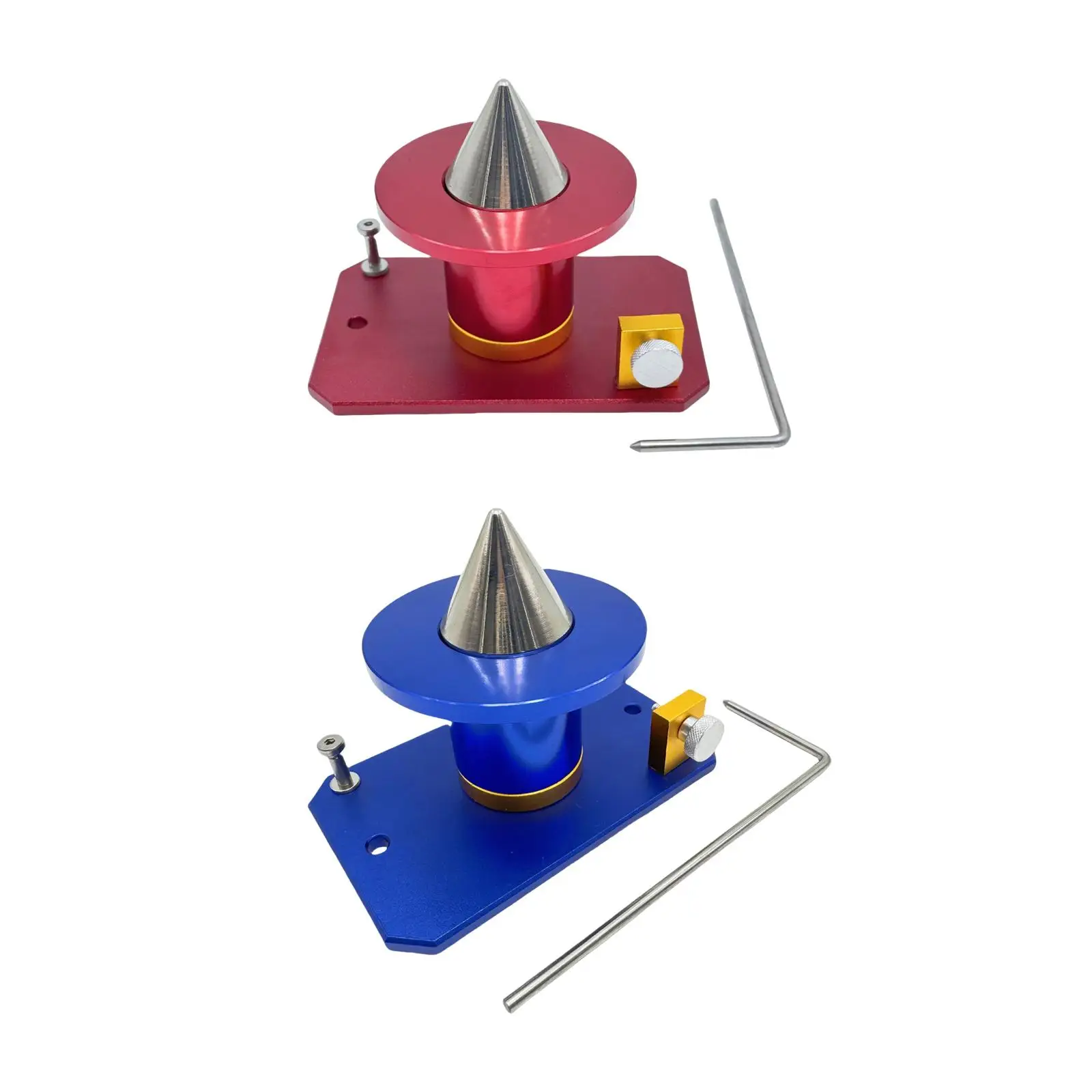 

Lawn Mower Blade Balancer Easily Install Wall Mounted Aluminum Alloy Gardening Tool Sturdy Multifunction Replace for Outdoor