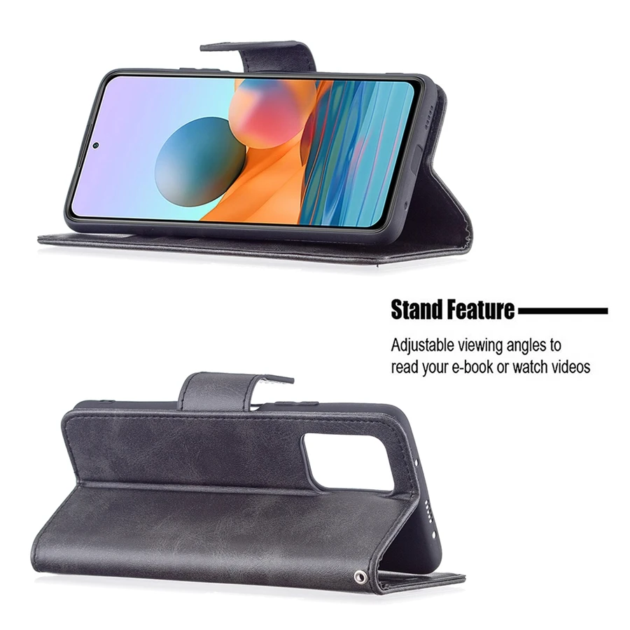 Wallet Leather Flip Case For Xiaomi Redmi 12 12C 10C 9A 9C Note 12S 12 Pro 11 Pro 11S 10 Pro 9 Pro Poco X5 Pro 11T 12T 13 Lite view 3