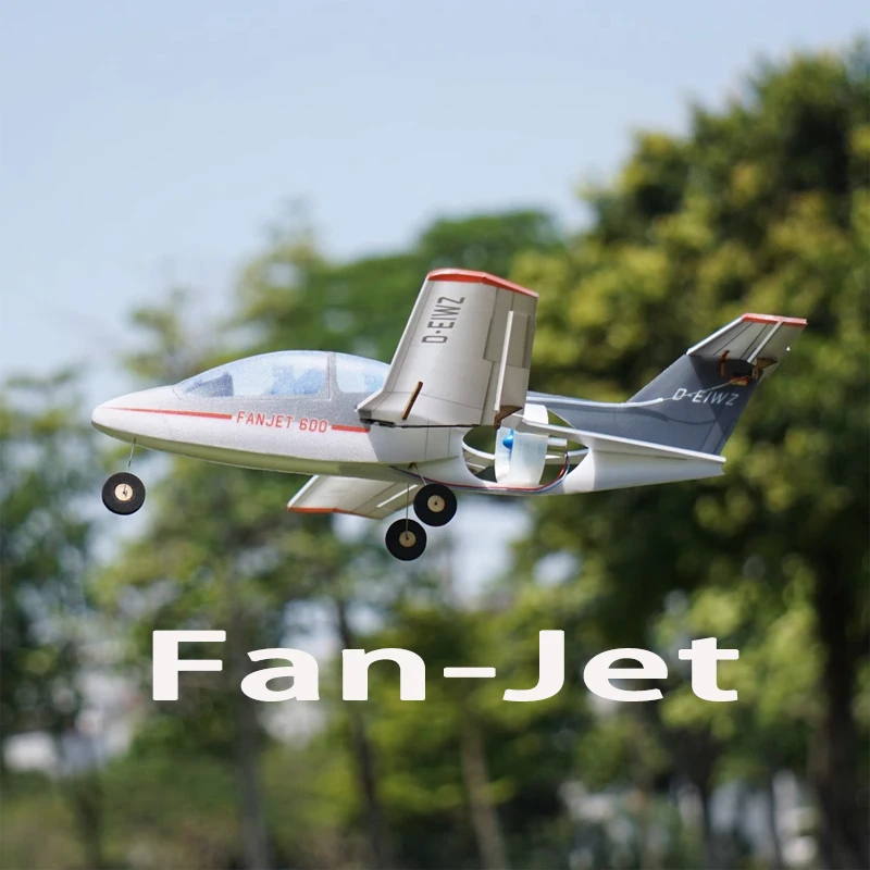 MinimumRC Fan Jet 3CH Remote Control Jet Electric Foam Aircraft Manual Assembly Model Fixed Wing Adult Children'S Toy Aircraft