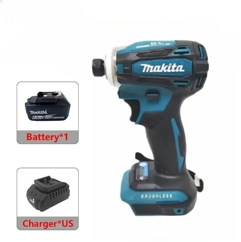 Makita DTD173 18V Brushless Impact Driver High Torque Electric Screwdriver High-Power Auto Repair Tool image 3