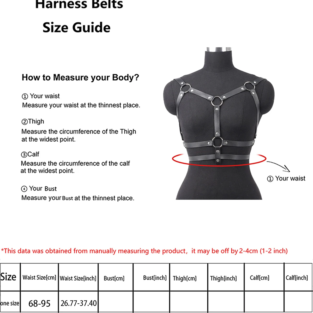 المرأة مثير تسخير حزام مربط صدر ملابس داخلية جلدية عبودية الملابس الداخلية الجسم تسخير القوطي الوثن الملابس الغريبة اكسسوارات #6