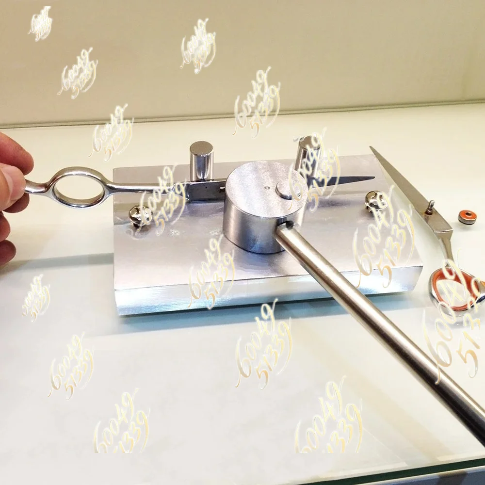 DIY Scissors Arc Corrector Twisting Machine Bending Device Manual Barber Scissors Repair Tool The Third Round Radian Corrector
