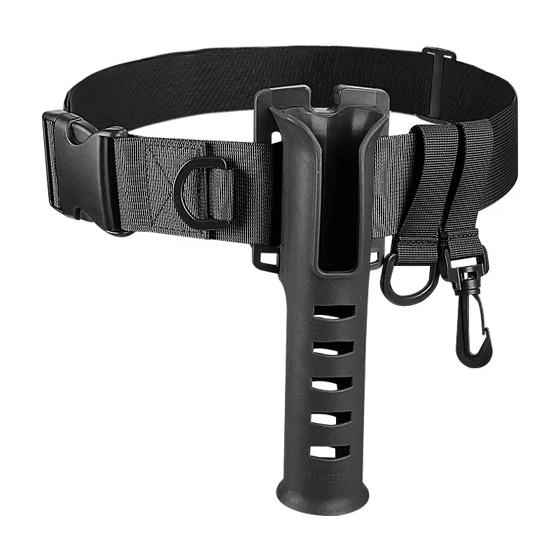 1PCS Portable Rod Holder Universal Fishing Rod Belt Mount for Lure Rock Fishing Multi-Functional with Detachable Design