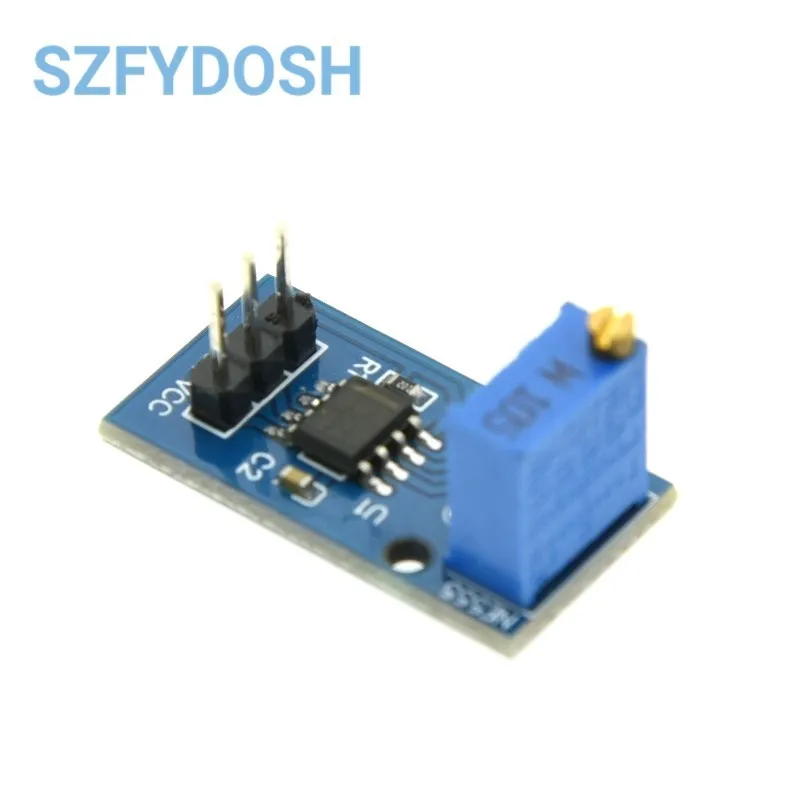 Ne555 adjustable frequency pulse generator module