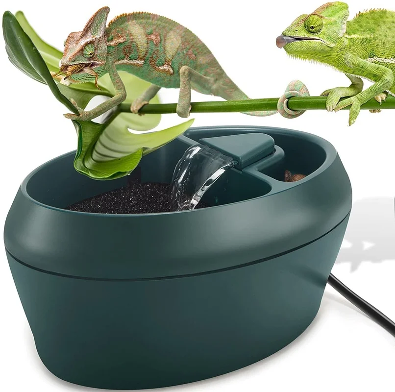 Pets Reptile Drinking Fountain Water Dripper Water Feeder for Chameleon Amphibians Insects Lizard Turtle Snake Spider Frog Gecko