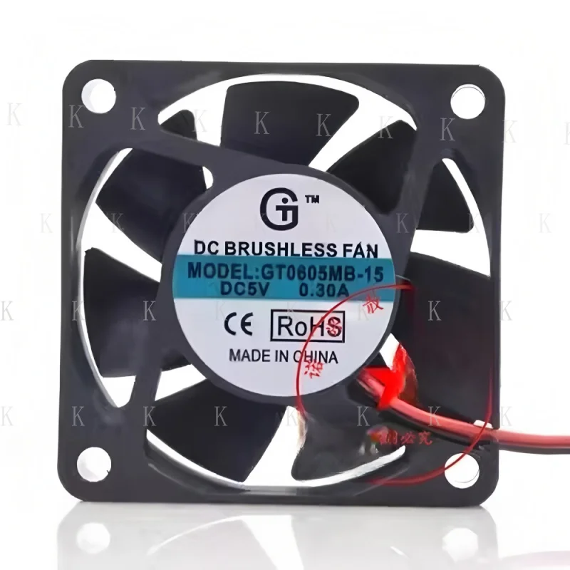

C ДЛЯ GT GT0605MB-15 6015 DC5V 0,30A 6CM 2-проводной бесшумный охлаждающий вентилятор # А6–27