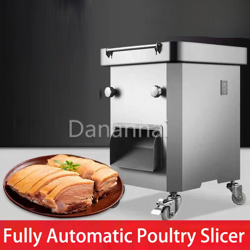 

New Poultry Slicing And Cutting Machine, Fully Automatic Roasted Duck And Chicken Slicing Machine