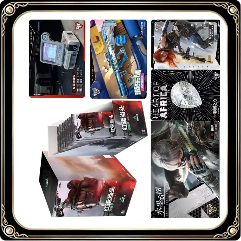 KAYOU Original Delta Force Good luck is at hand Beacon package Collection card shooting game Rare SE XR Collection Card Kid Gift
