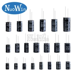 6.3V 10V 16V 25V 35V 50V 400V 450V 1UF 2.2UF 4.7UF 10UF 1000UF 22UF 33UF 47UF 470UF 100UF 220UF Aluminum Electrolytic Capacitor