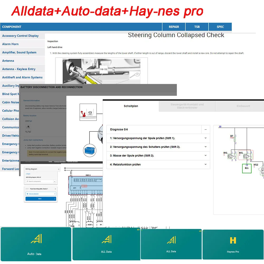 Alldata Online Software 2024 Auto Data Repair Diagram Alldata Auto-data Hay-nes pro Latest Version Stable Database Software