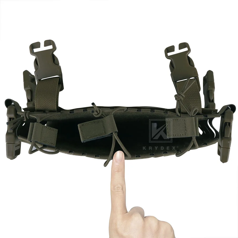 KKRYDEX Taktisches MK5 Micro Fight Chassis Lasergeschnittenes Brustpaneel Leichtgewichtige 5.56 MP7 Magazintasche Taktische Weste Ausrüstung – Detail 9