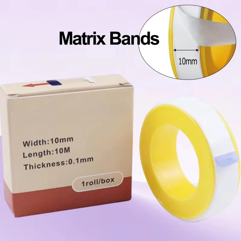 

1Roll Dental Supplies Matrix Strip Dental Matrix Material with Dental Restoration Material