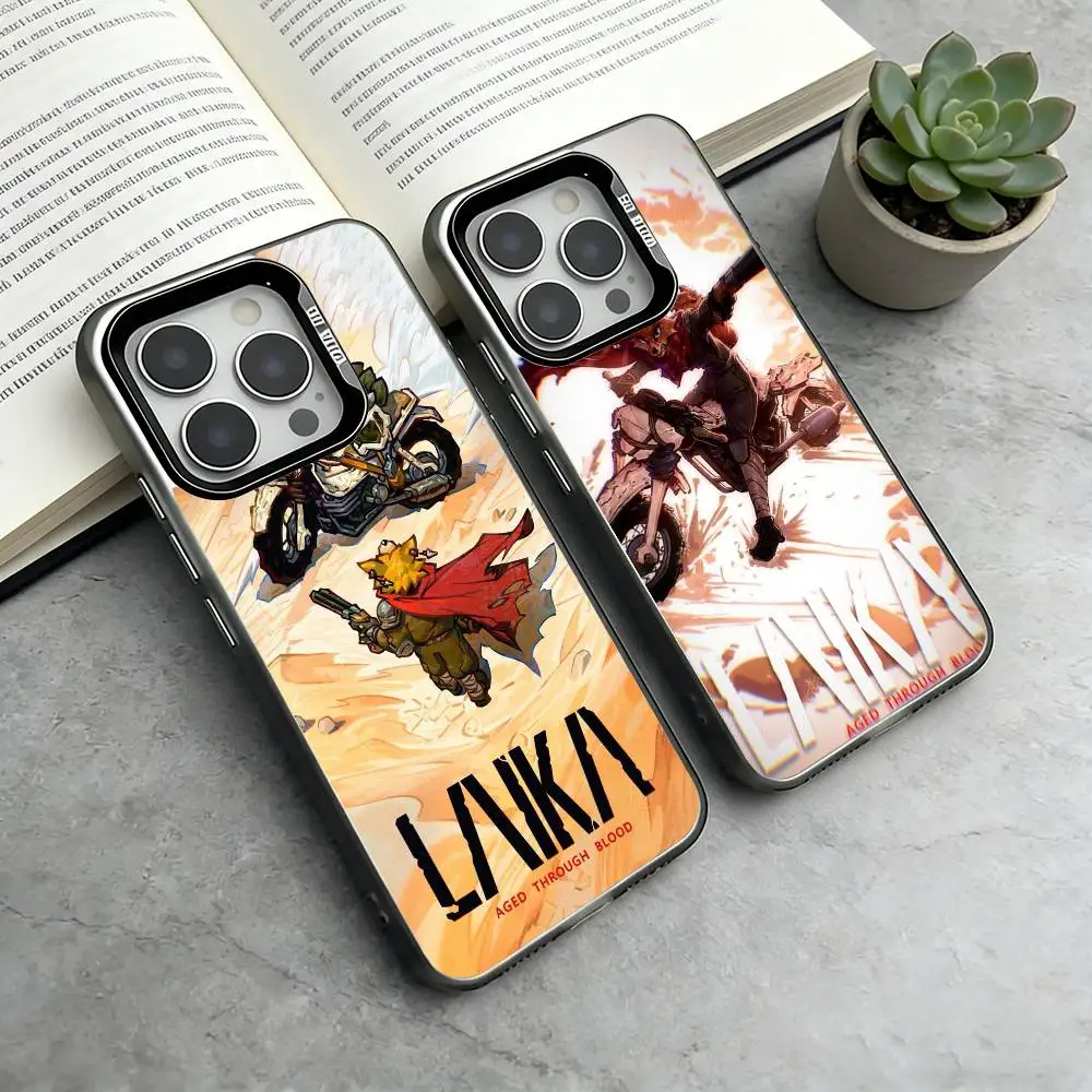 

Laika Aged Through Blood Phone Case For iPhone 17,16,15,14,13,12,11 Plus,Pro Max,XS,Colorful Silver Black Cover
