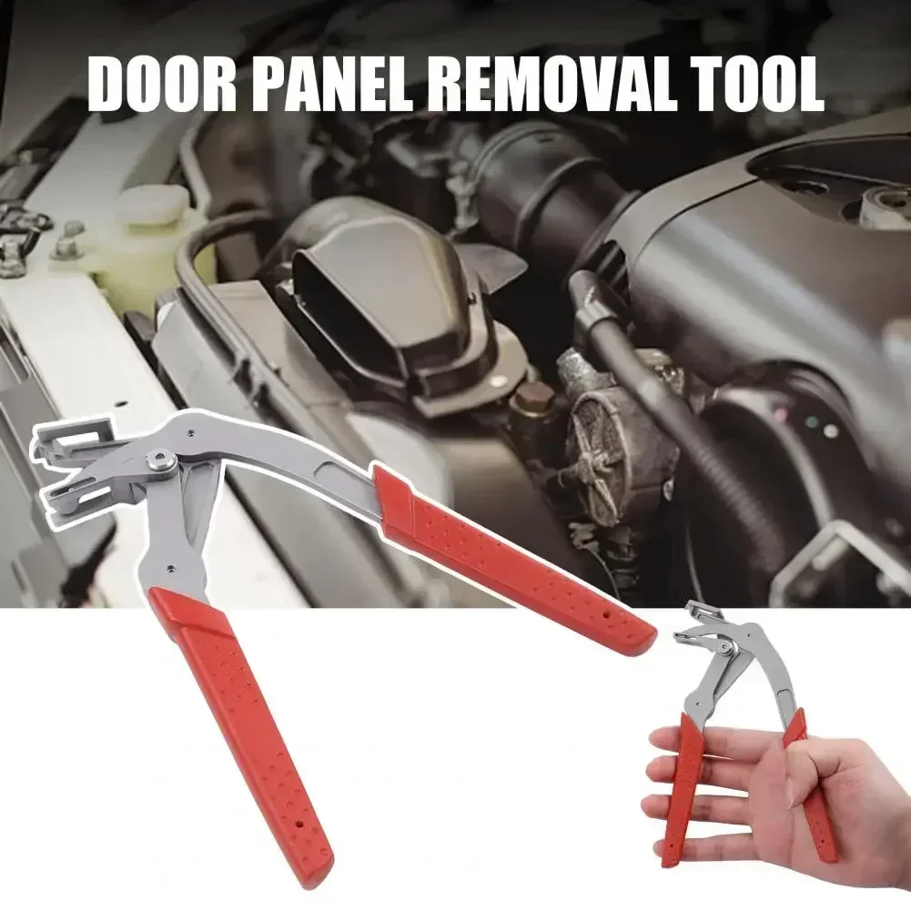 Car Clip Pliers Panel Clip Removal Pliers Plastic Fastener Removal Tool Spring-Loaded Fastener Rivet Remover for Auto Door Panel