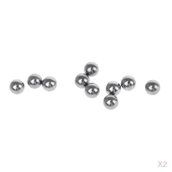 10pcs Hub Axis Steel Ball Bearing Set Abrasion Resistant Bike Accessories for General Maintenance view 3