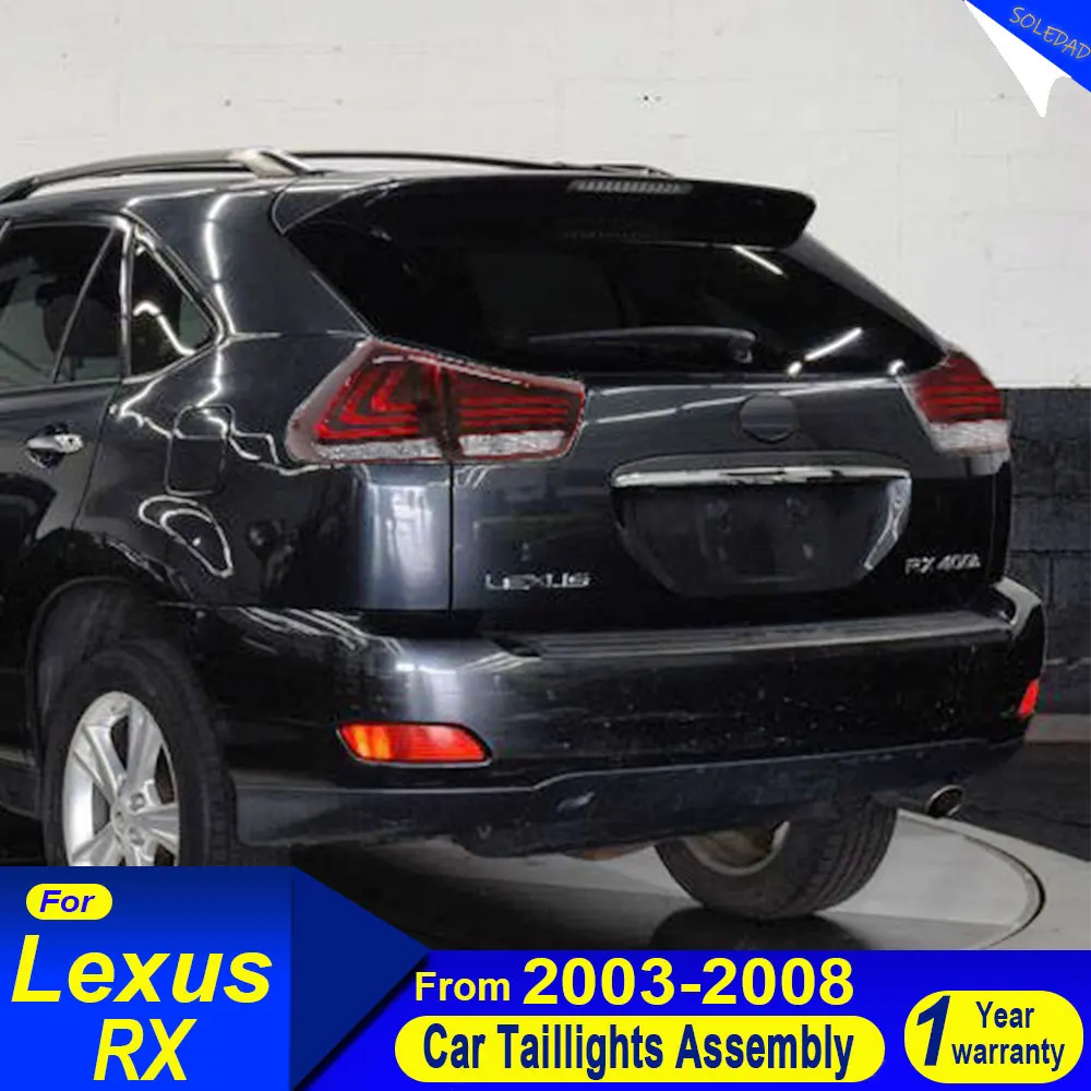 Car Styling taillight for Lexus RX RX300 RX350 RX400 Tail Lights 2003-2008 LED Tail Lamp DRL Signal Brake Reverse Accessories