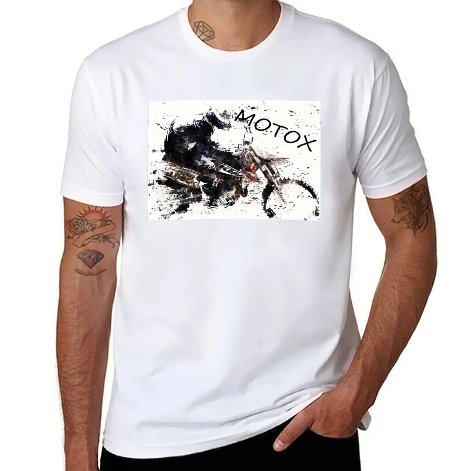 

Motox Racer T-Shirt man t shirts for men casual essential t shirt T-Shirt