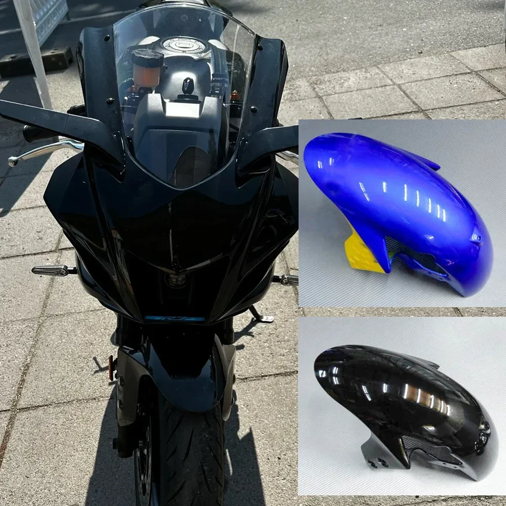 

Motorcycle Front Fender Mudguard Splash Mud Guard Fairing Hugger Wheel Cover for Yamaha YZF R7 YZF-R7 2021 2022 2023 YZFR7 Parts