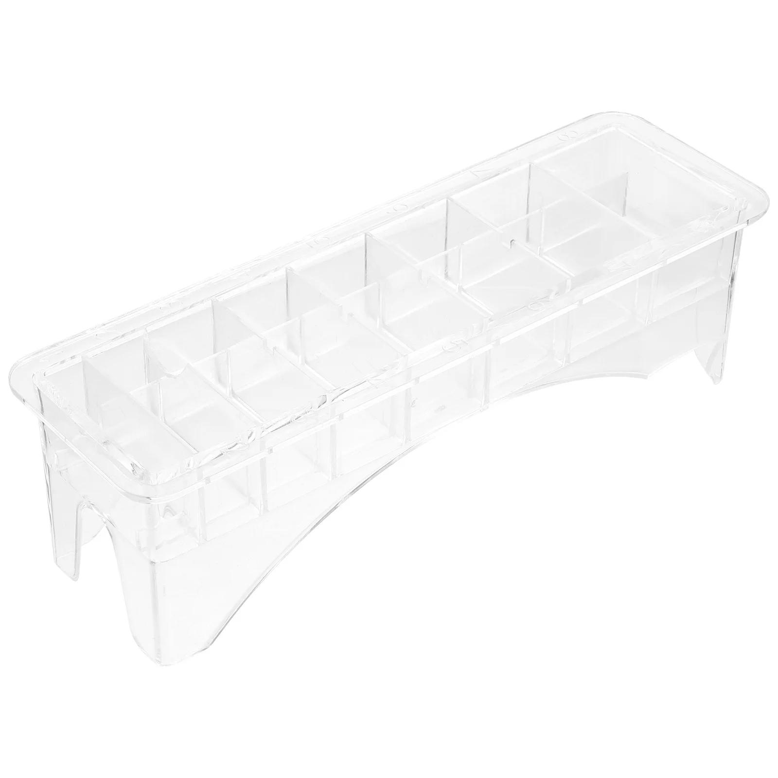 

1Pcs Universal Hair Clipper Comb Storage Organizer Plastic Box for 8 Slots Electric Clipper Comb Case Hairdressing