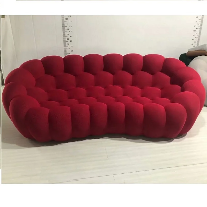 ^Fancy Coloured Sofa From the New Designer Designer Living Room PU Foam Sofa Furniture