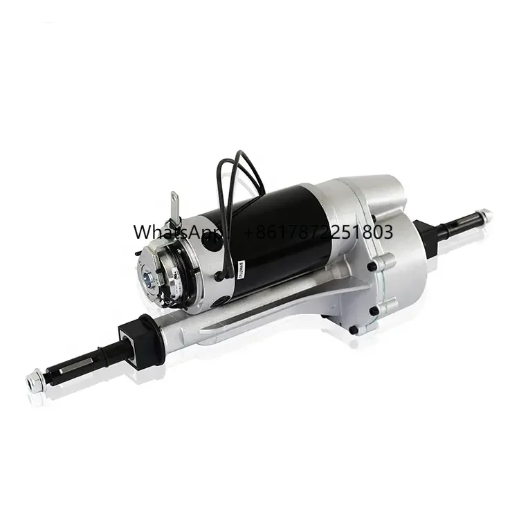 Asse motore elettrico risciò 24V 48V 500W 800W Transaxle posteriore differenziale