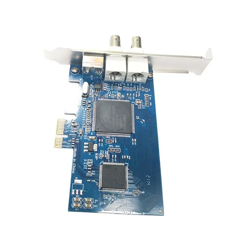 ABZZ-2X PCIE To BNC Capture Card CX23880+8892 Chip PCIE Surveillance AV/S Terminal SV2000 Video Capture Card