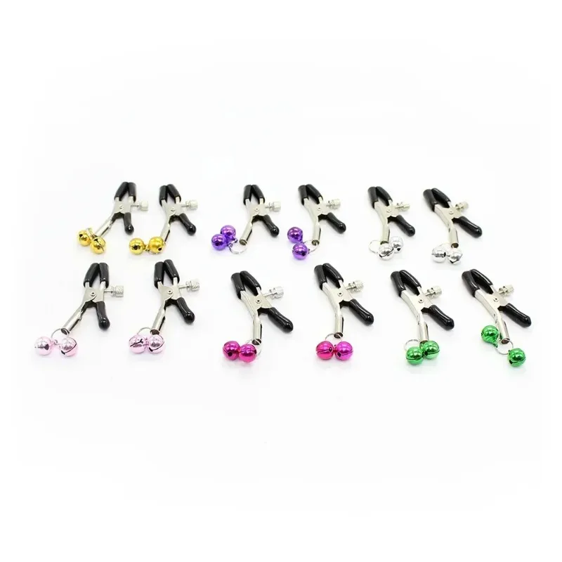 Sex Products Metal Bondage Gear Slave Role Play Nipple Clips Stimulator Massage Sex Toys For Female Breast Nipple Clamps