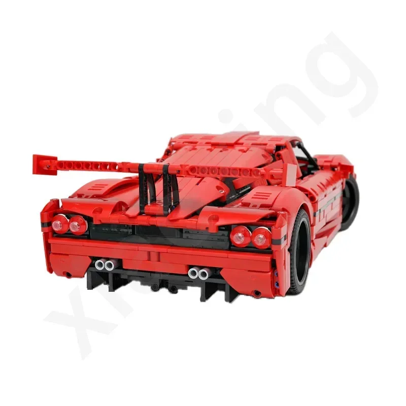 MOC-75543Classic90sF50GTSupercar Racing Building BlocksSet Building Blocks Model1937Parts MOC CreativeBoys KidsBirthday Toy Gift