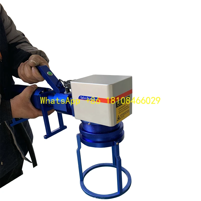 

BLUETIMES Desktop Handheld JPT Raycus MAX Fiber Laser Marking Engraving 20w for Metal Tyres Plastic Marking