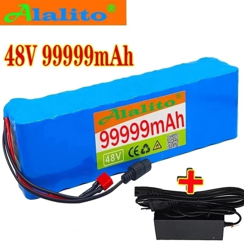 

48v lithium ion battery 48v 99Ah 1000w 13S3P Lithium ion Battery Pack For 54.6v E-bike Electric bicycle Scooter with BMS+charger