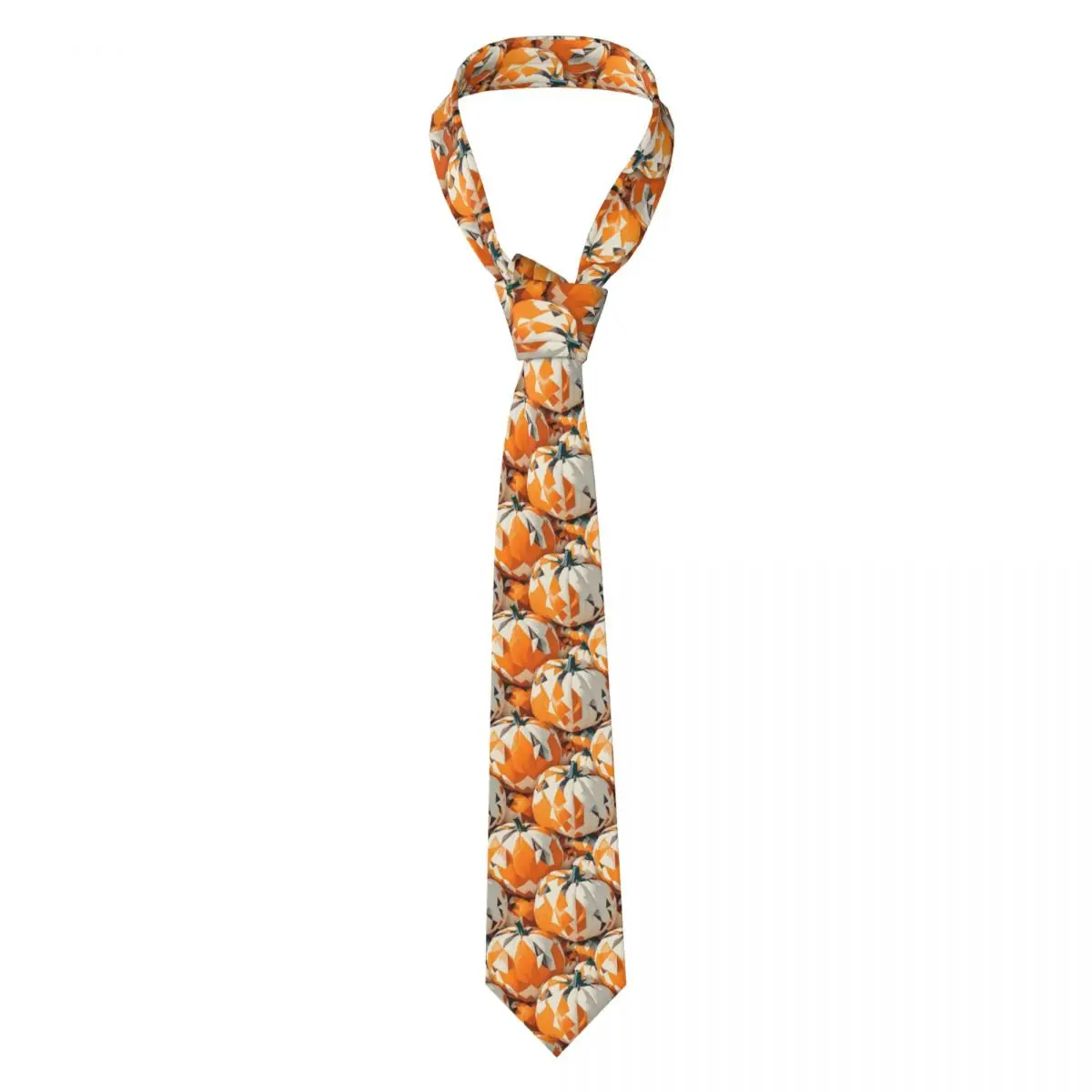 Yayoi Kusama Polka Pumpkin Necktie for Men Silk Polyester 8 cm Neck Ties Wedding Suits Tie Casual Gravatas