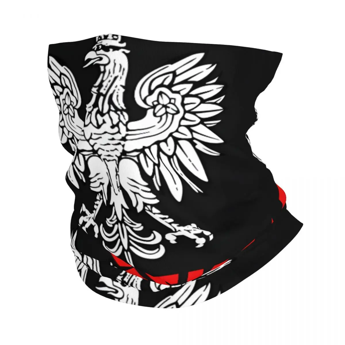 

Polish Eagle Thin Wrap Scarf Bandana Neck Gaiter Face Cover Headband