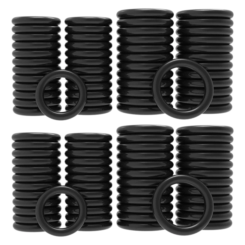 Power Pressure Washer Rubber O-Rings For 1/4Inch, 3/8Inch, M22 Quick Connect Coupler, 100 Pack