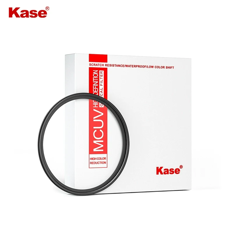 

Оптический стеклянный фильтр Kase AGC MCUV CPL ND8 ND64 ND1000 для объективов камер, 49/52/55/58/62/67/77/82 мм, круговой поляризатор, 12-слойное покрытие
