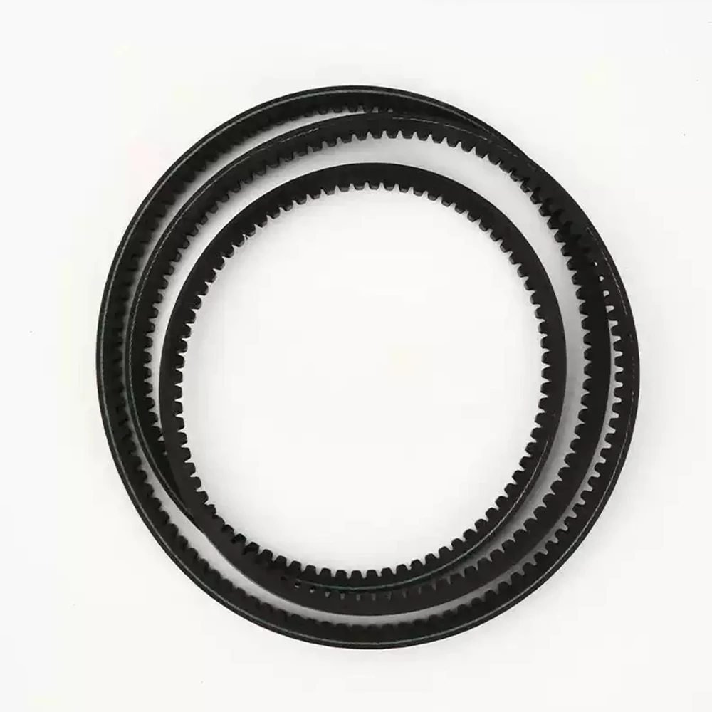 1/2Pcs Type AV 10X 13X 17X Drive Rubber V Belt Drive Rubber Toothed Conveyor Belts Transport Strap 825mm-2100mm