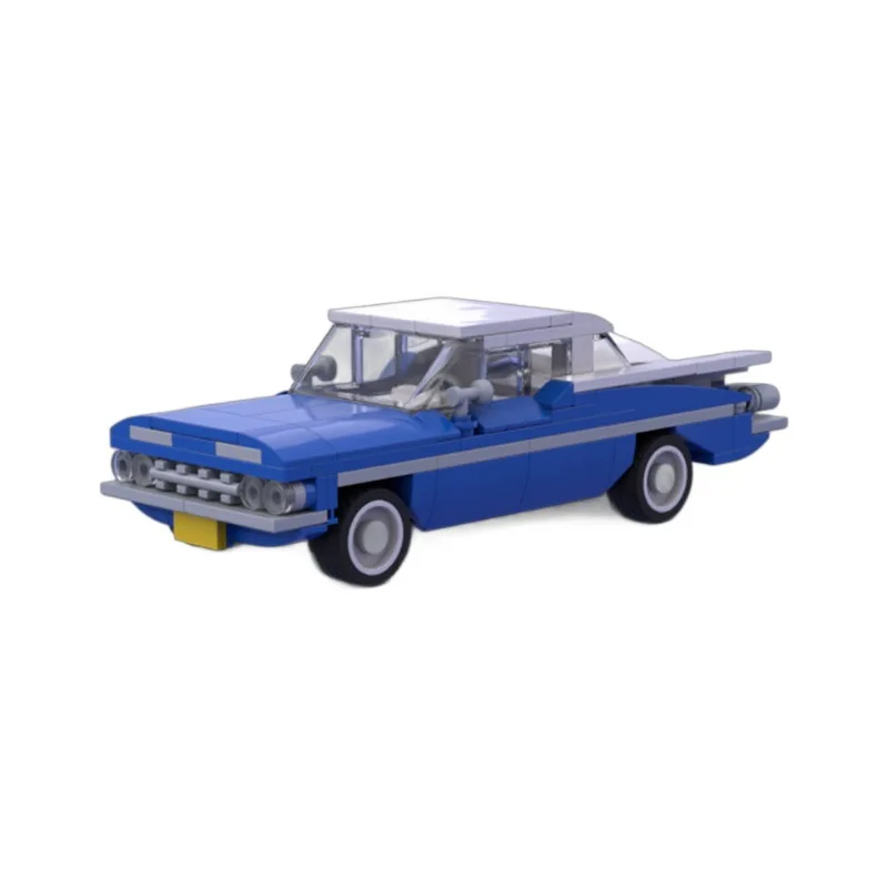 Moc Technische Auto Film 1959 Bel Air Chevroleted Impala Snelheid Kampioenen Voertuigen Sets Bouwstenen Speelgoed Kerstcadeau