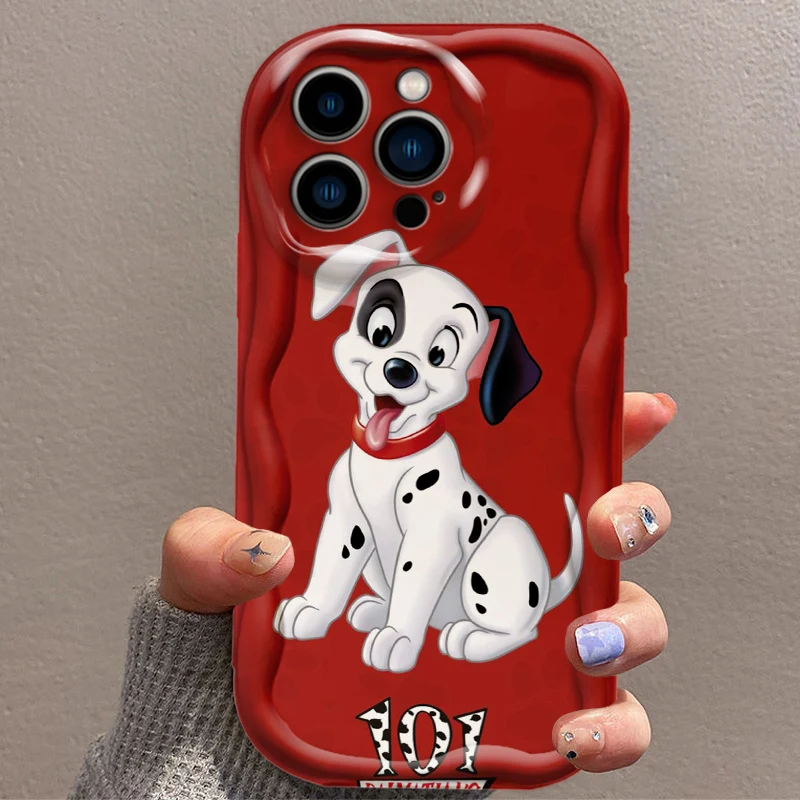 Disney 101 Dalmatians Anime For Apple iPhone 15 14 13 12 11 XS XR X 7 8 Pro Plus Max Soft Wave Oil Phone Case