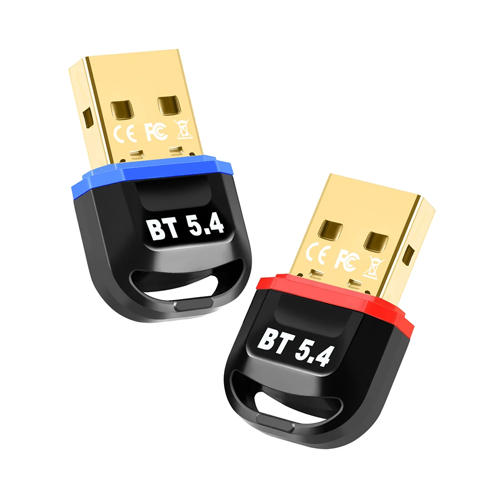 USB BT 5.4 دونغل محول BT 5.4 دونغل استقبال دعم Win11/10/8.1 BT دونغل للكمبيوتر المتكلم ماوس لاسلكي سماعة لوحة المفاتيح