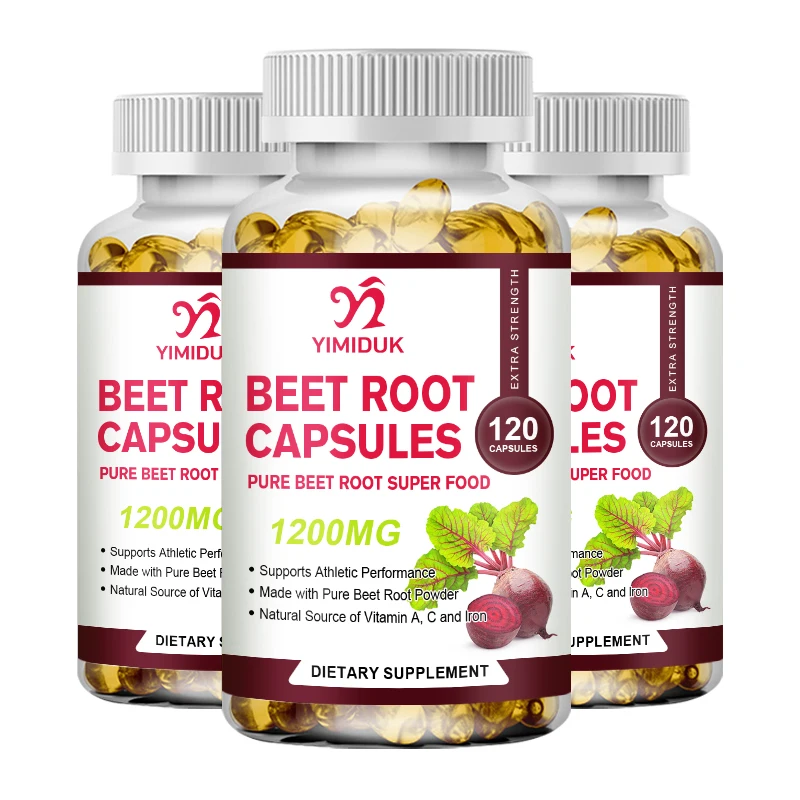 

Beet Root Capsules Supports Blood Pressure, Athletic Performance, Digestive, Immune System